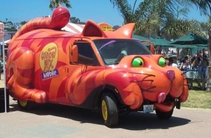 Meow Mix promo cat car