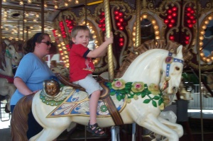 Ryan on the merry-go-round